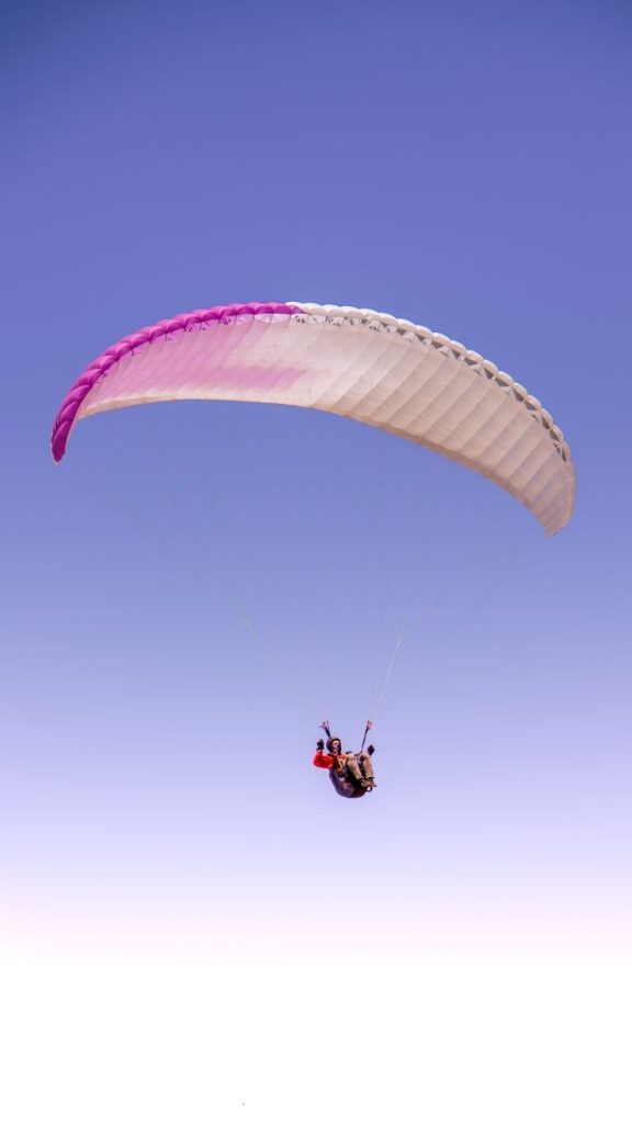Tandem paragliding experience in Ölüdeniz, capturing action and freedom in flight.